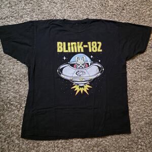 Blink-182 Shirt Mens XL XXL Alien Spaceship World Tour 23 24 Official Merch